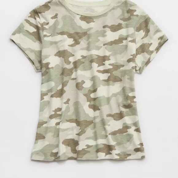 Aerie Olive Fun Vintage T-Shirt In Size XL NWT - Picture 2 of 2